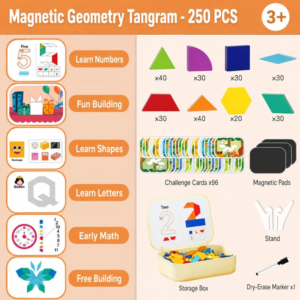 Wooden Puzzle Educational Toy Stem Learning Activity - Image 10